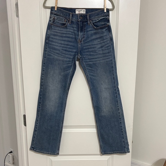 Abercrombie Kids, Abercrombie & Fitch Classic Boot Cut Blue Denim Jeans - Picture 1 of 5